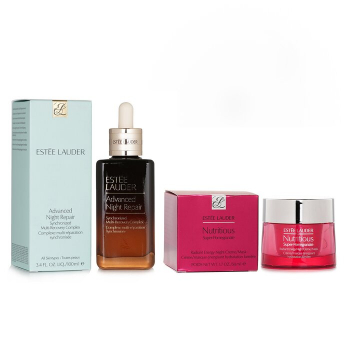 Estee Lauder Estee Lauder Nutritious Super-Pomegranate Radiant Energy Night Creme/Mask   ANR Synchronized Multi-Recover (Standard Edition)