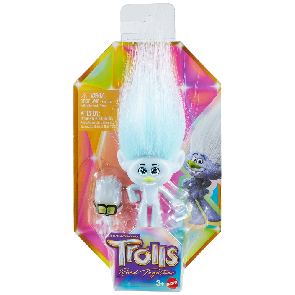 Trolls 3 Band Together Guy Diamond und Tiny Diamond Kleine Puppe