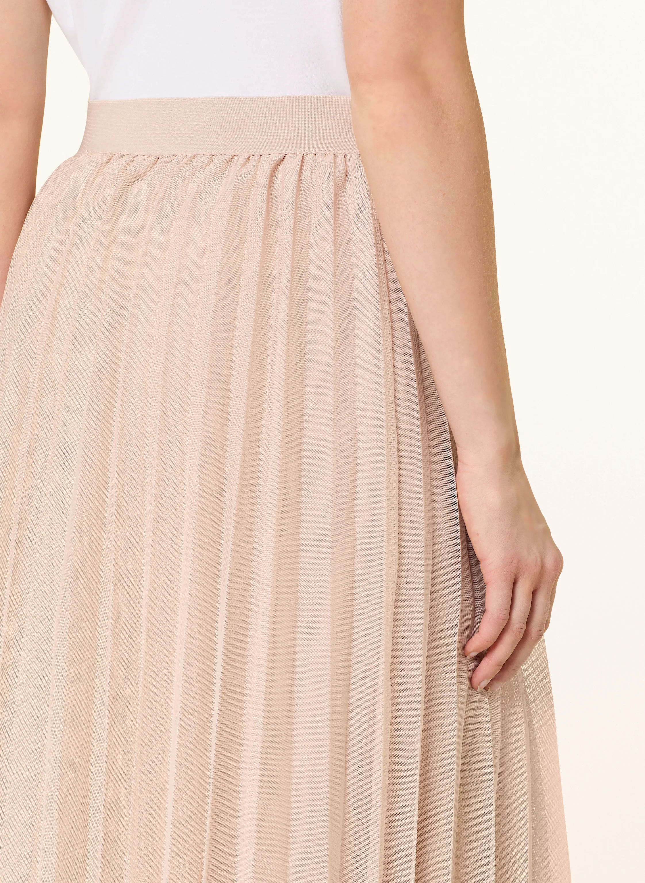 BETTY&CO Plisseerock aus Mesh