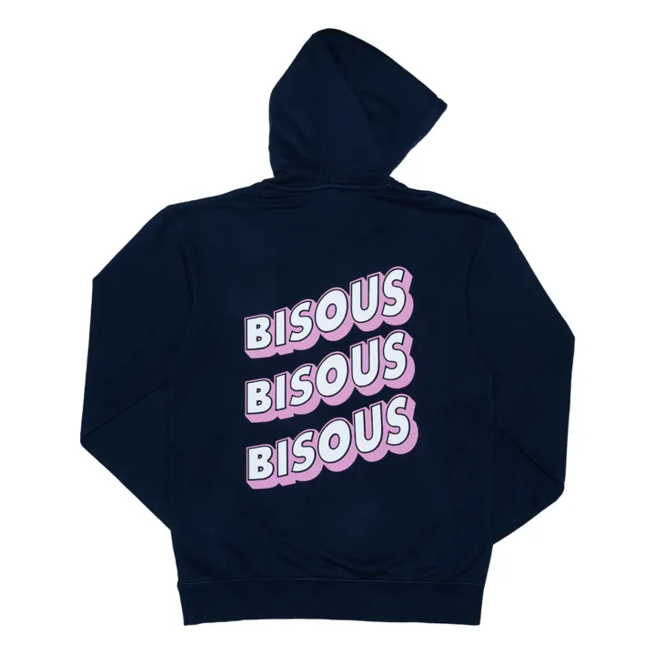 Bisous Skateboards Hoodie Sonics | Bleu marine