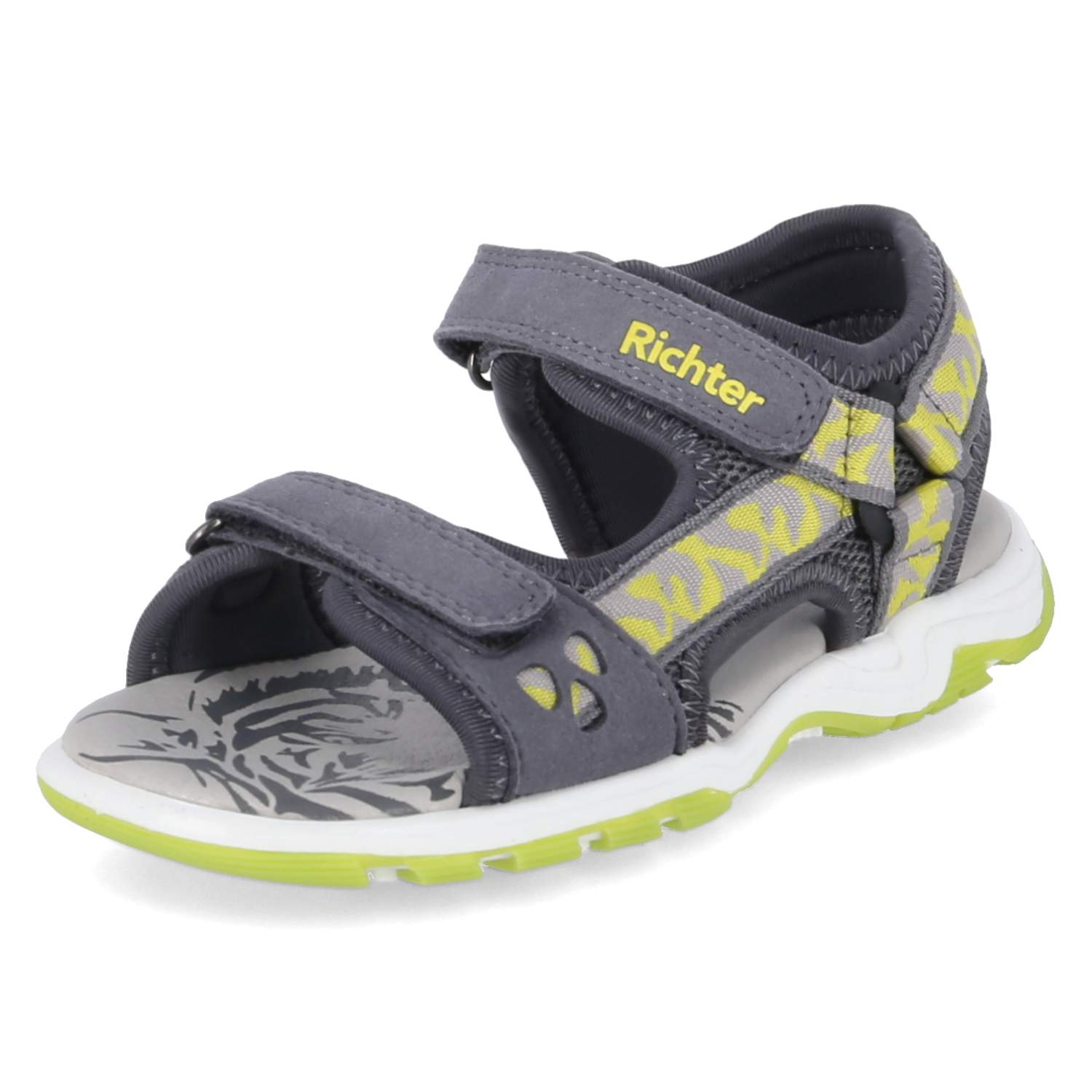 Richter Sandalen - ash/neon yellow