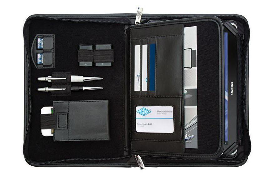 Tablet Book Cover Organizer A5Schreibmappe A5 mit Platz für Ihren Tablet-Computer