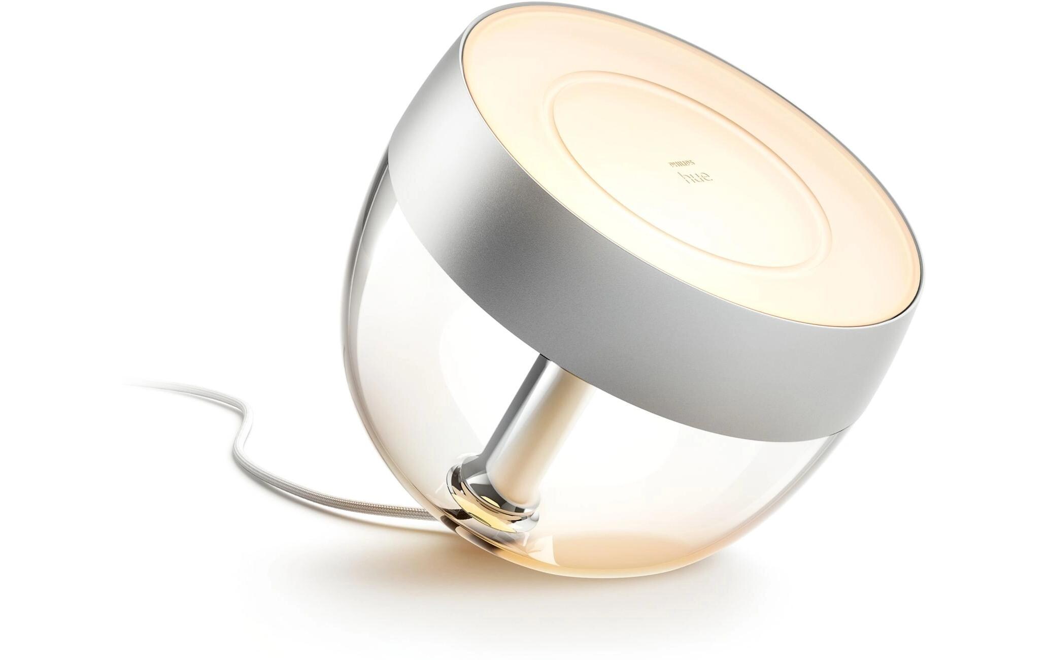 Tischleuchte White & Color Ambiance Iris Silber<br>Akzentleuchte für einmalige Lichtstimmungen