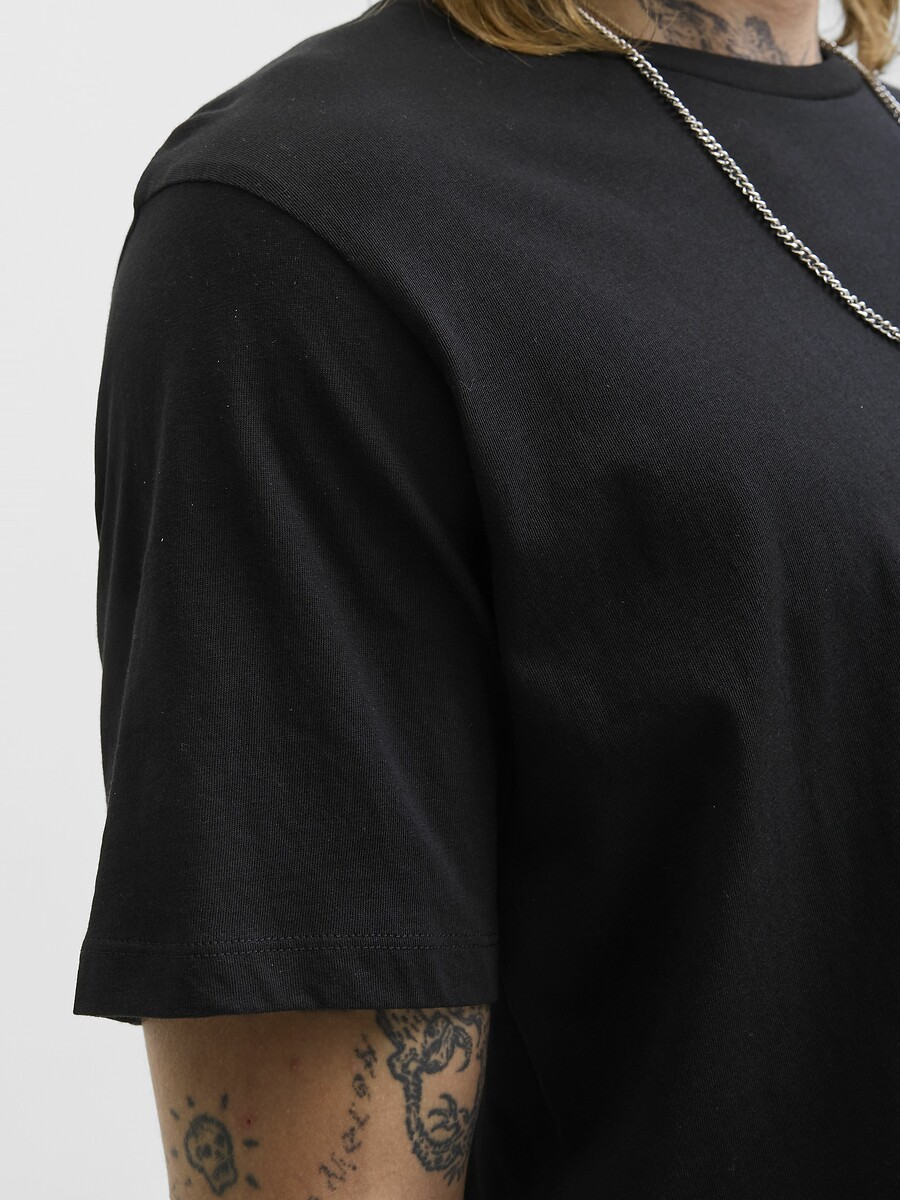 JACK & JONES<br>Camiseta de gola redonda com logotipo
