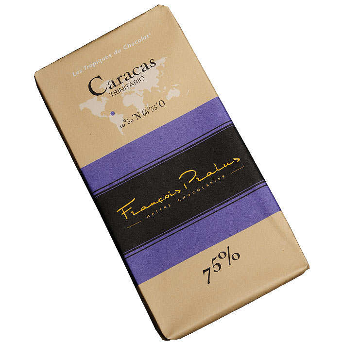Tablette chocolat noir Caracas - Trinitario & Forastero 75%