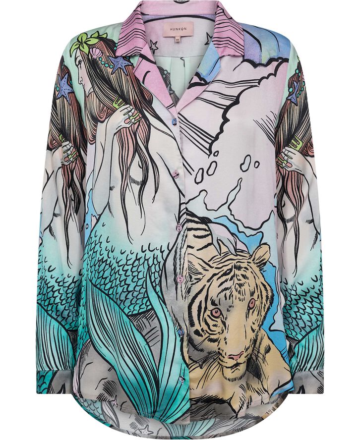 HUNKØN Clementine Shirt The dreamer tarot art print