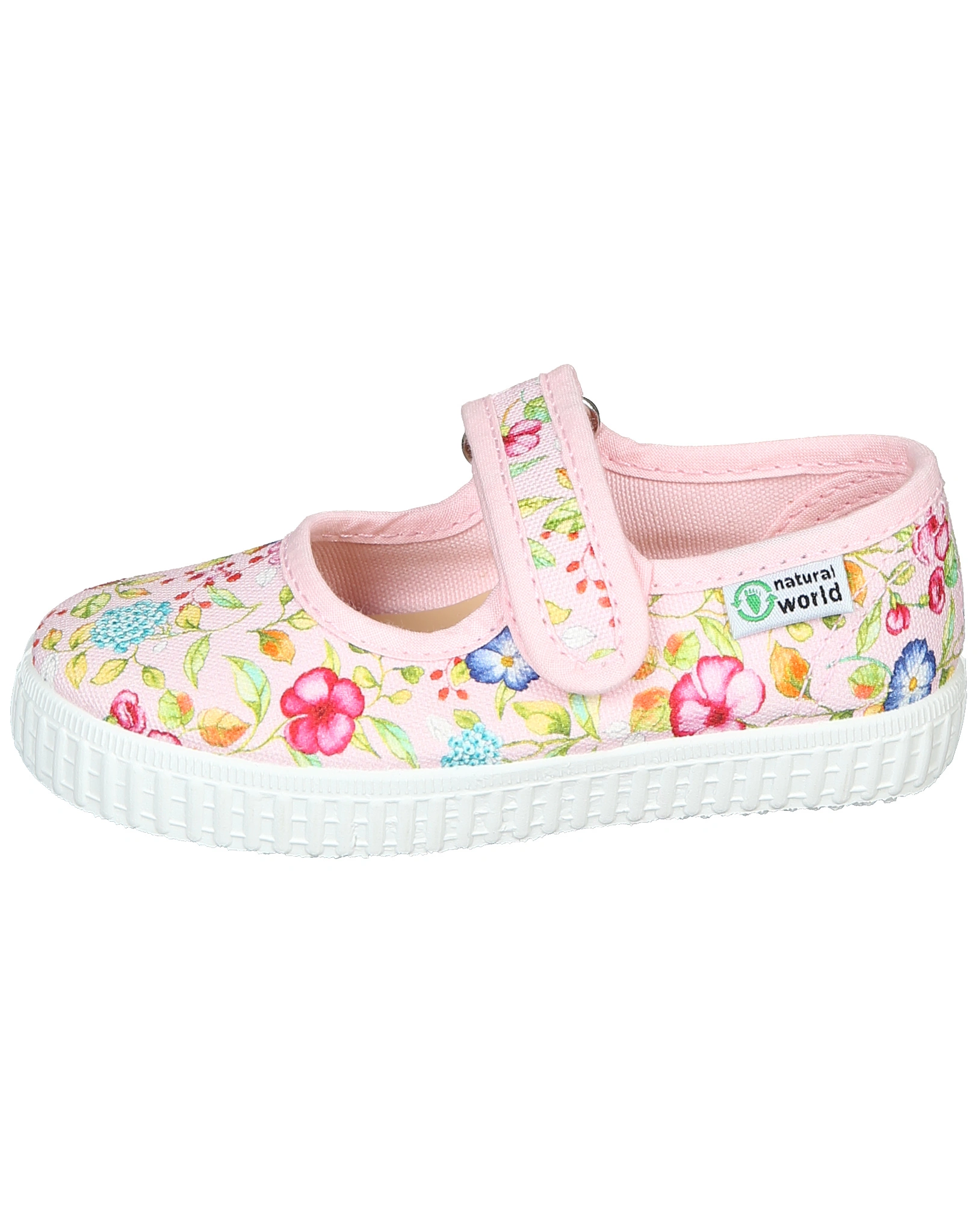 Canvas-Spangenschuhe FLOR MULTI in rosa
