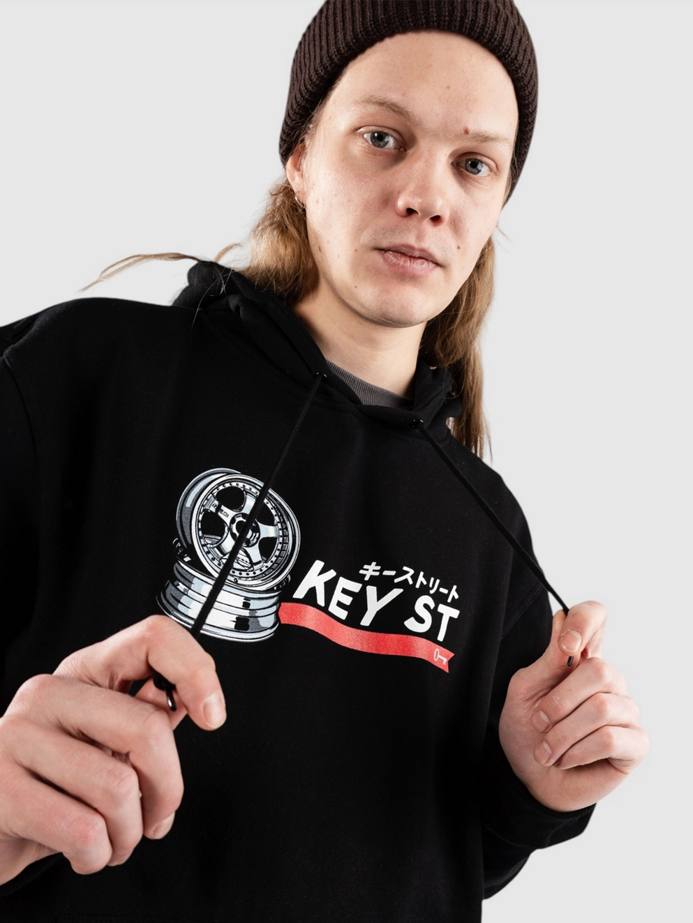 Key Street Wheels Hoodie black