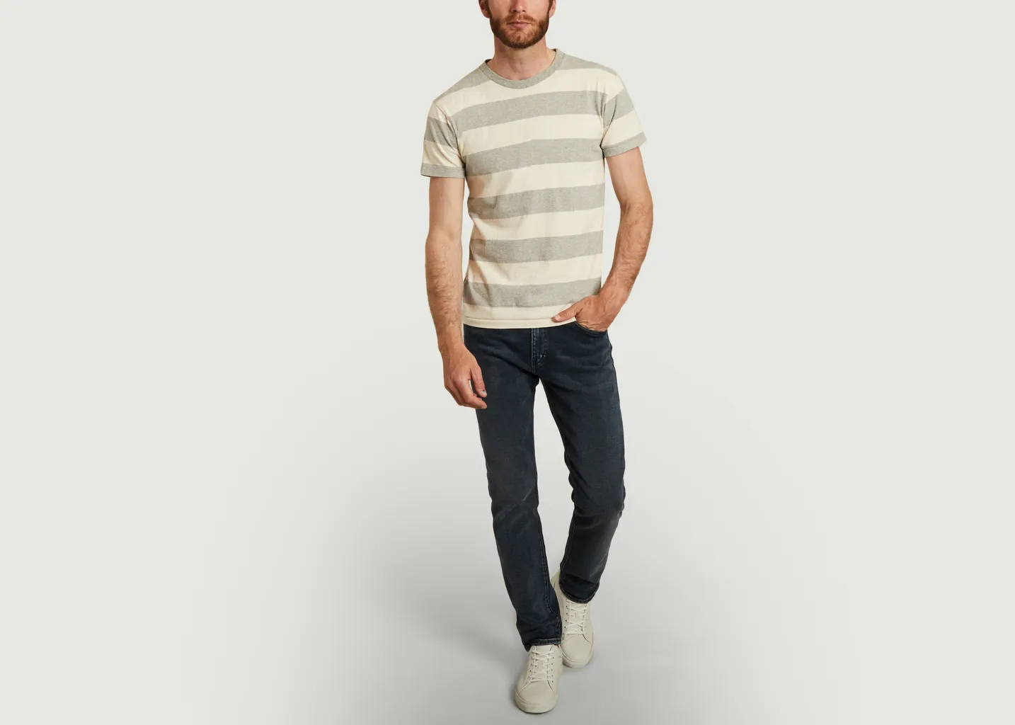 T-shirt à rayures Velva Sheen