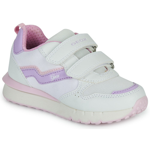 Geox - J FASTICS GIRL - Blanc / Violet