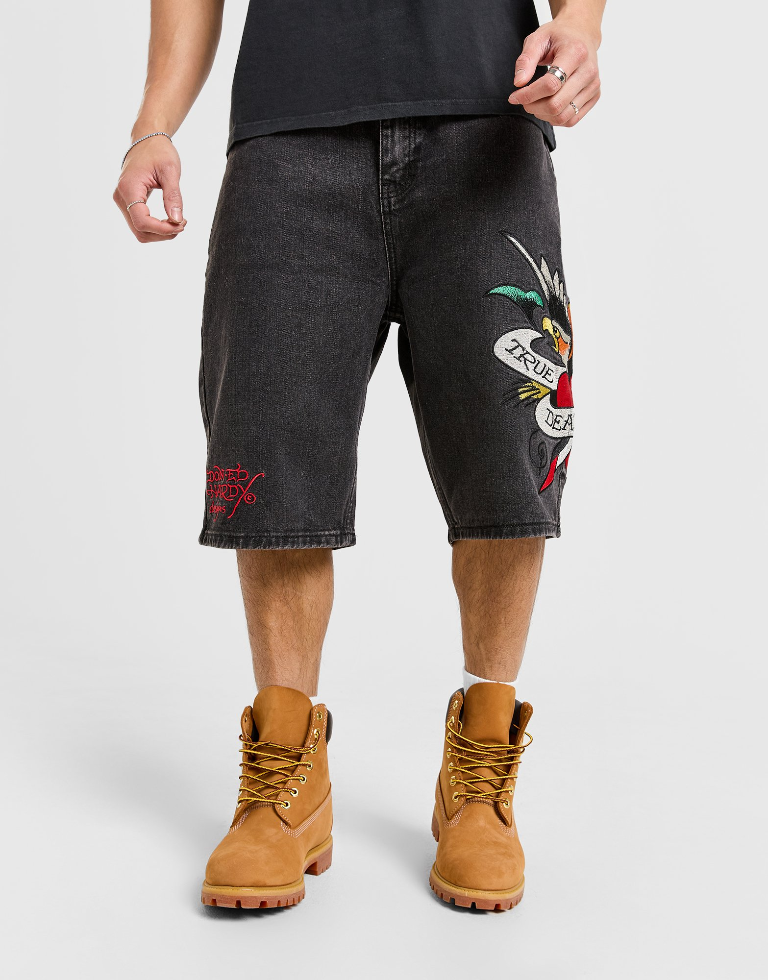 Ed Hardy Short Denim Homme