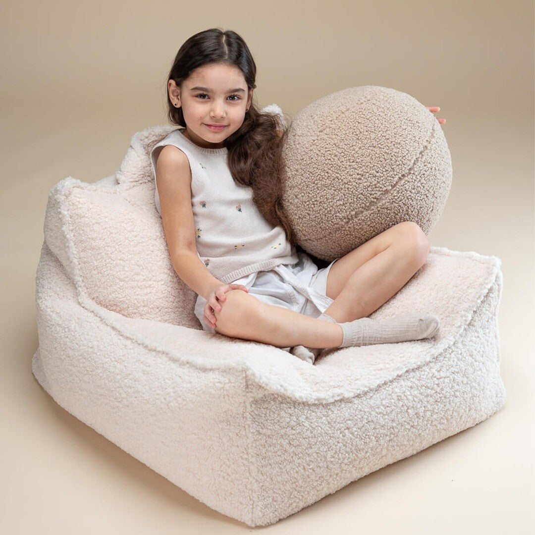 Wigiwama zitzak stoel - cream white
