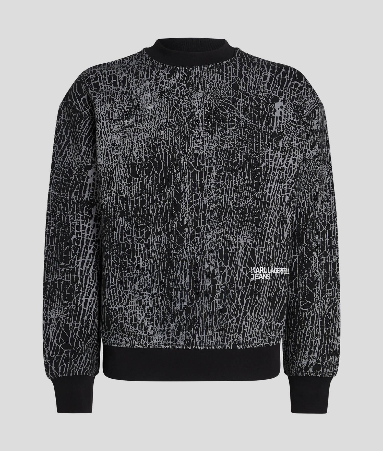 SWEAT-SHIRT EFFET CRAQUELÉ KLJ