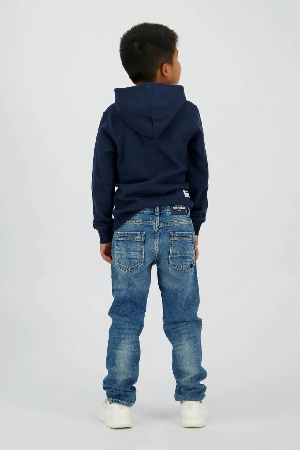 Vingino straight leg jeans medium blue denim