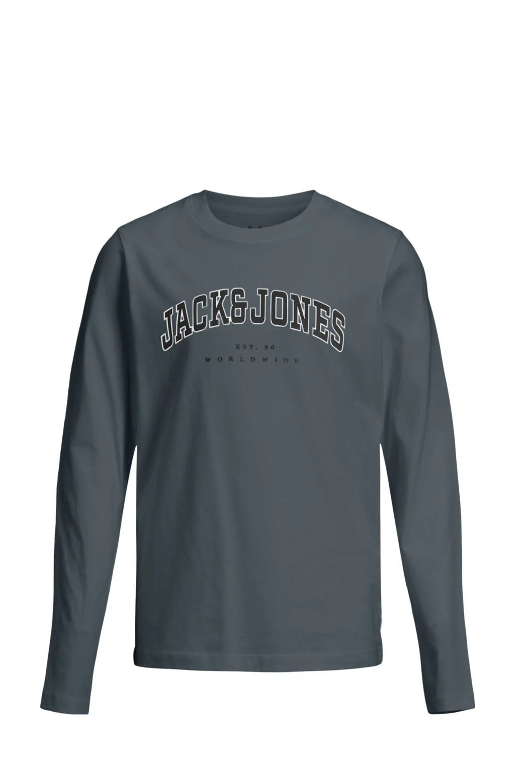 JACK & JONES JUNIOR longsleeve grijsblauw