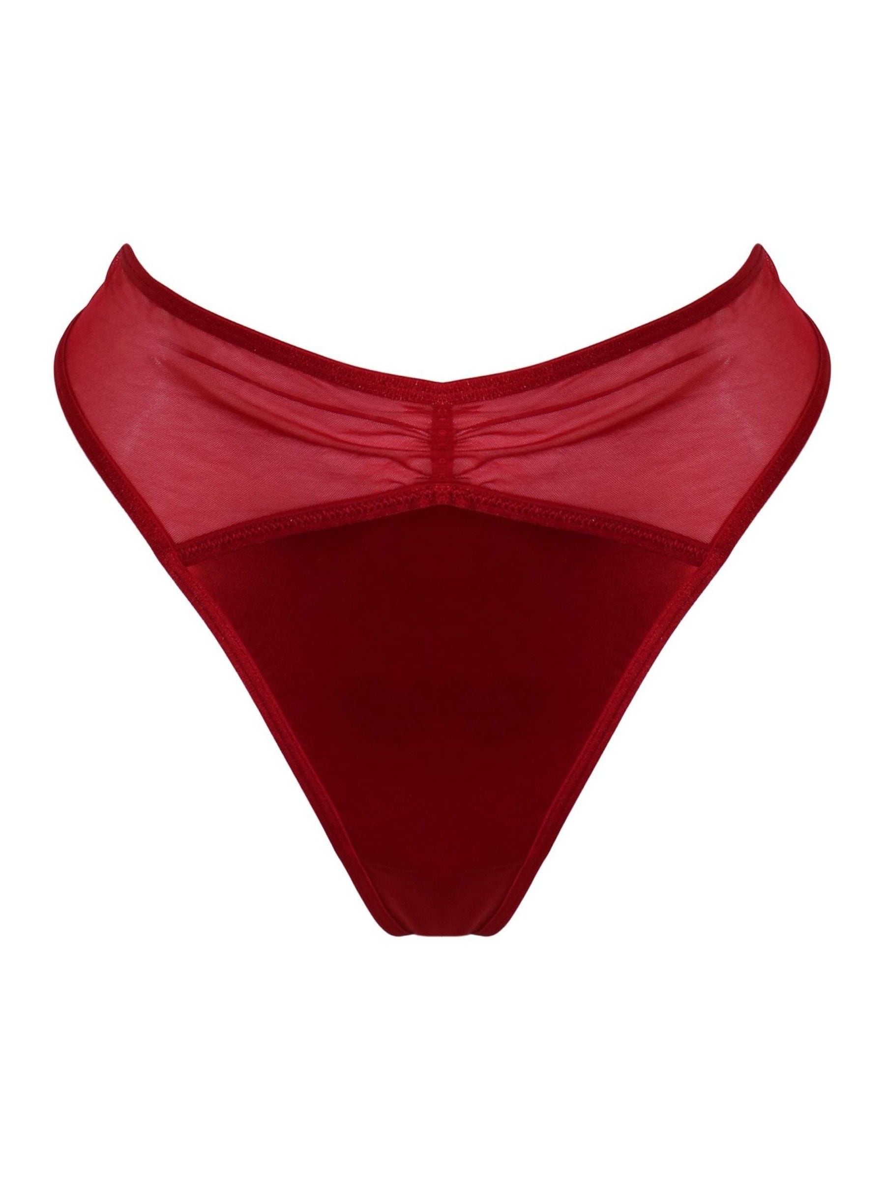 Pour Moi All Yours satijnen en mesh string