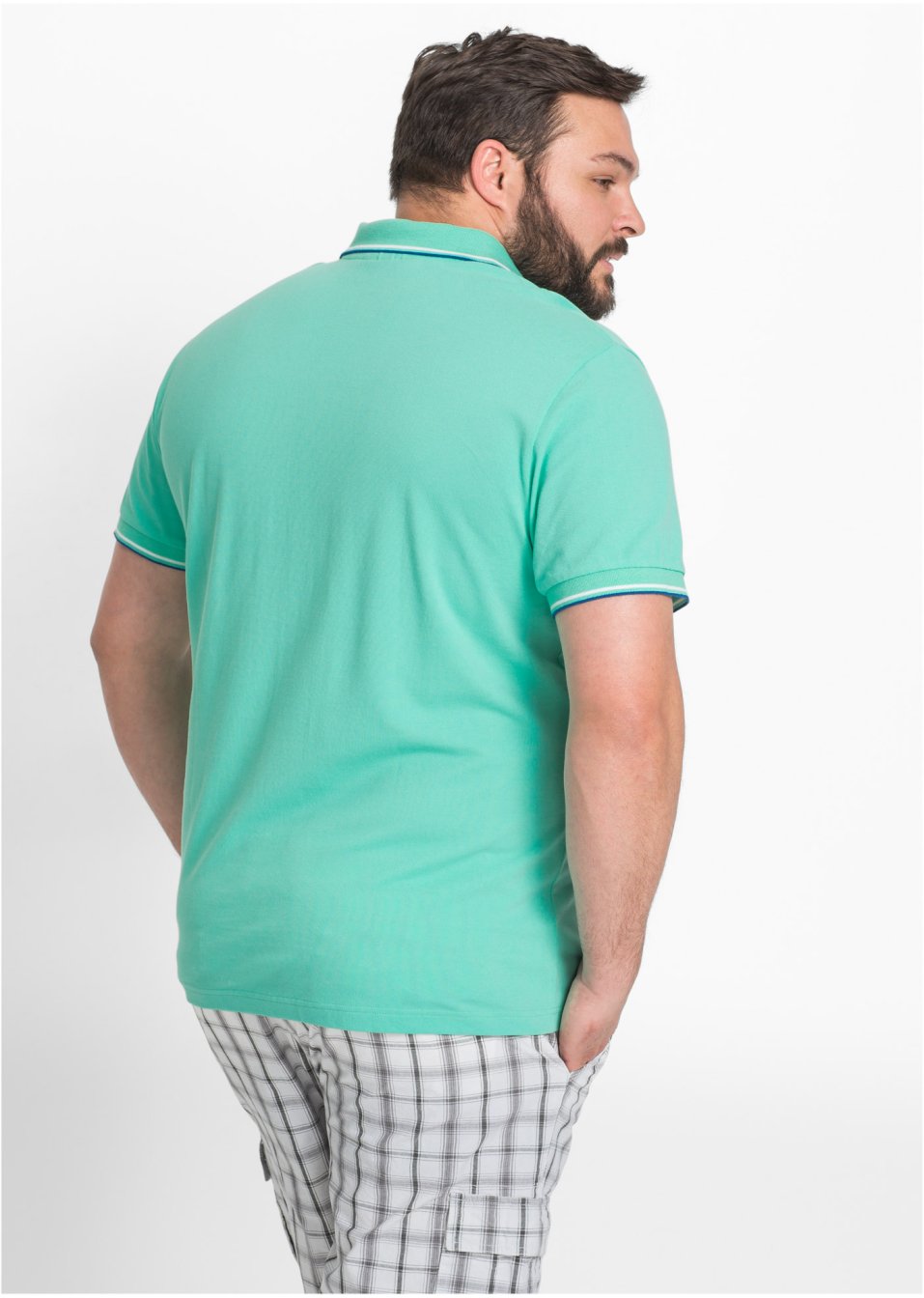 Polo en piqué, manches courtes