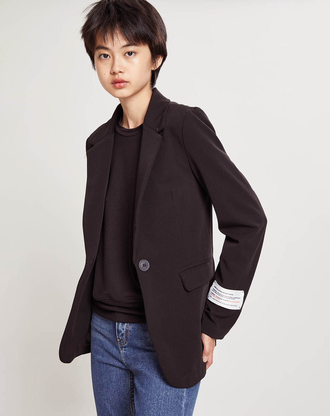 Gertrude + Gaston Veste blazer Nana noire