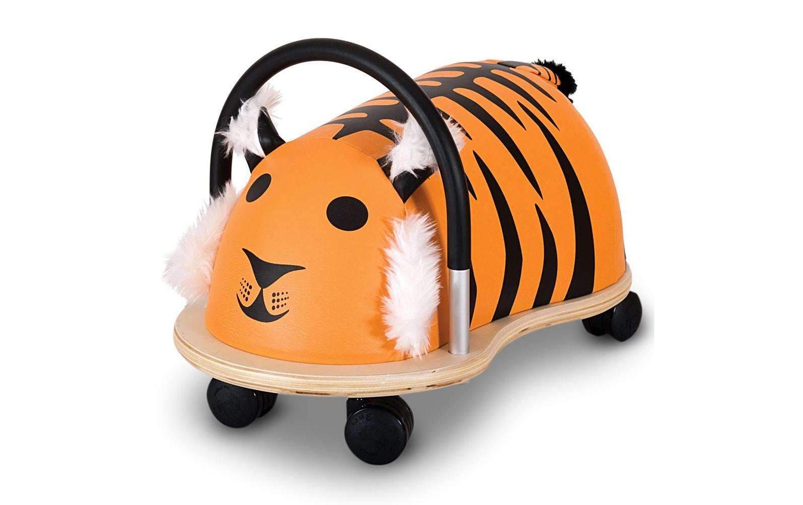 Rutschfahrzeug Tiger kleinRobustes Kinderfahrzeug mit Laufrollen