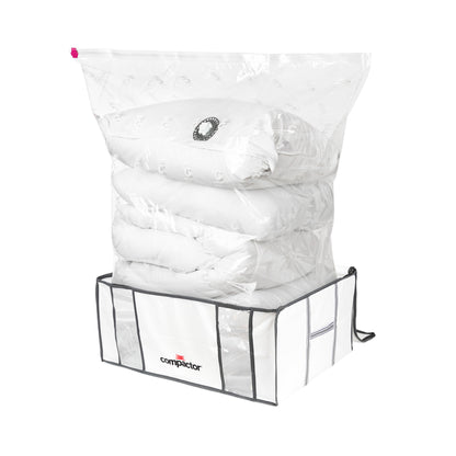 Pack 1 couette 260x240 cm   une housse de rangement sous vide Life taille XXL