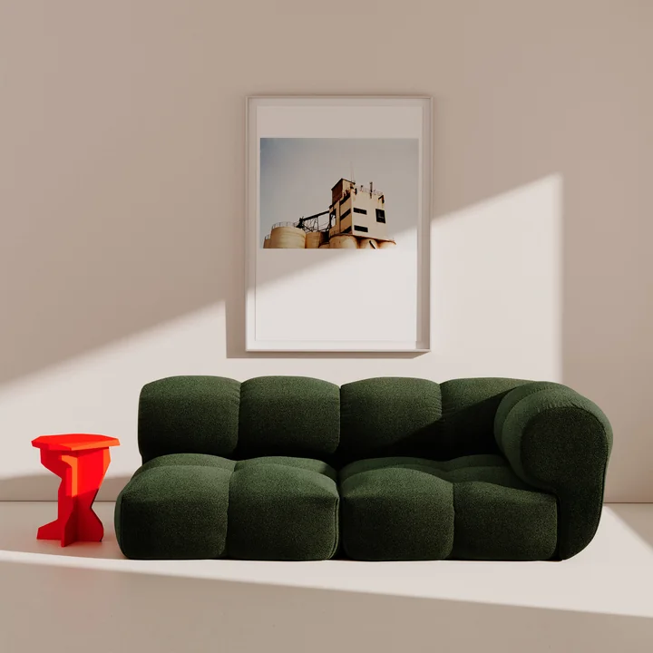 OUT Objekte unserer Tage - Sander 02 2.5-Sitzer Sofa, mitternachtsblau (Xtreme YS024)