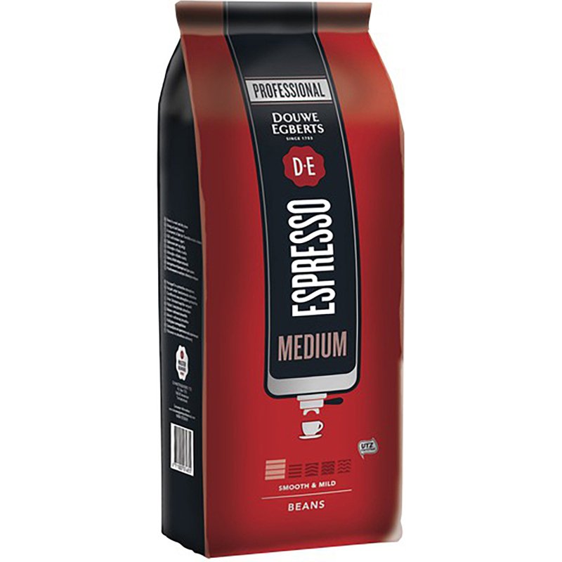 Café en grains Douwe Egberts Espresso Medium - paquet de 1 kg