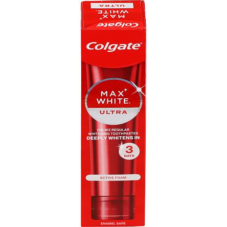 Tandpasta m. whitening effekt