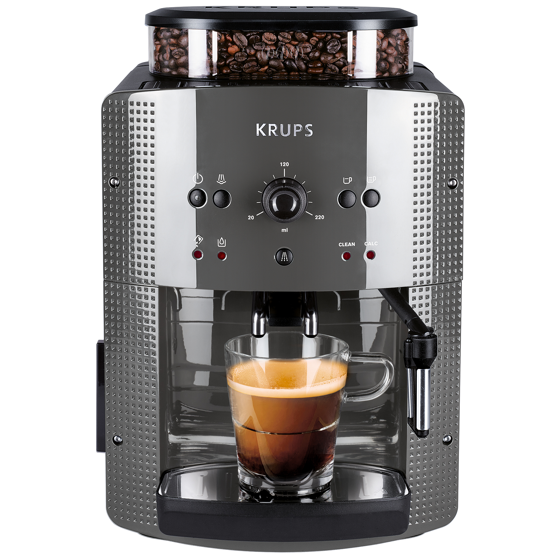 KRUPS Kaffeevollautomat ARABICA EA810B - Soft Grey