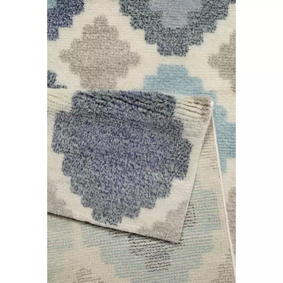 Esprit Kurzflorteppich Nilas Haute Kelim blau