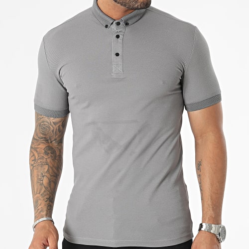 Polo Manches Courtes Gris