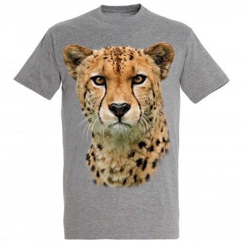 Camiseta Cheetah, Cinza