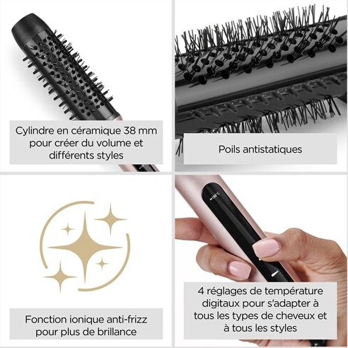 Brosse coiffante Babyliss Volume Boost HSB200E