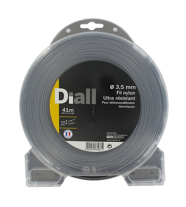 Fil de nylon titanium Diall Ø3,5mm 41m