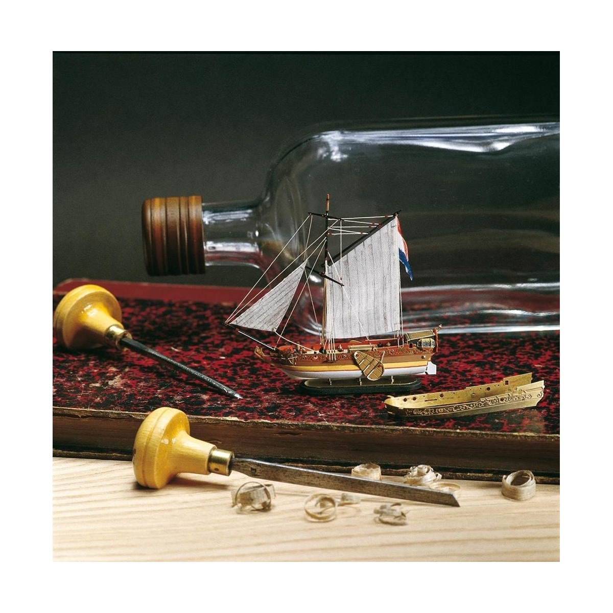 Amati - Dutch Yacht Kit 1:300 - Flaskeskute