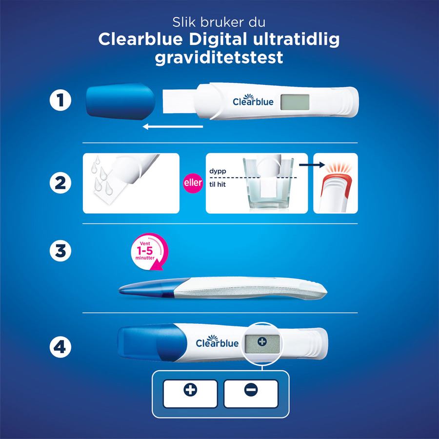 Clearblue Pregnancy Test Digital Ultra Early 2pcs