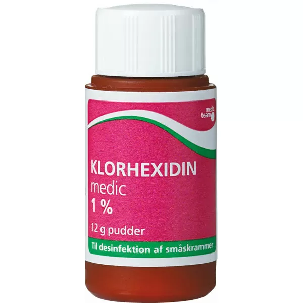 Klorhexidin pudder 1% - 12g
