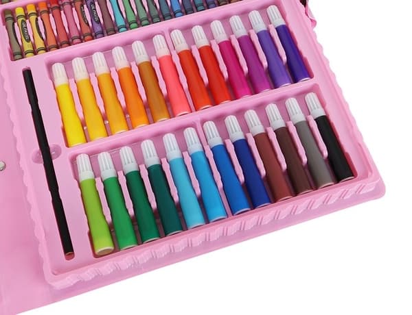 Malesett i etui 168 stk rosa
