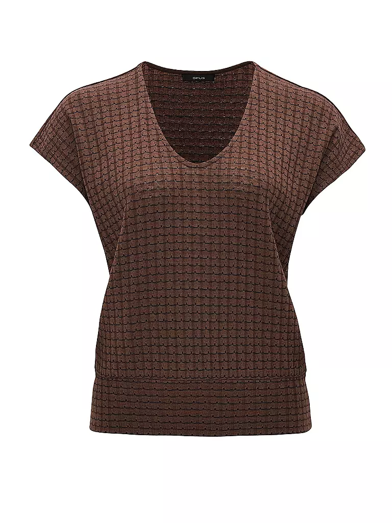 OPUS T-Shirt SIMURALI braun