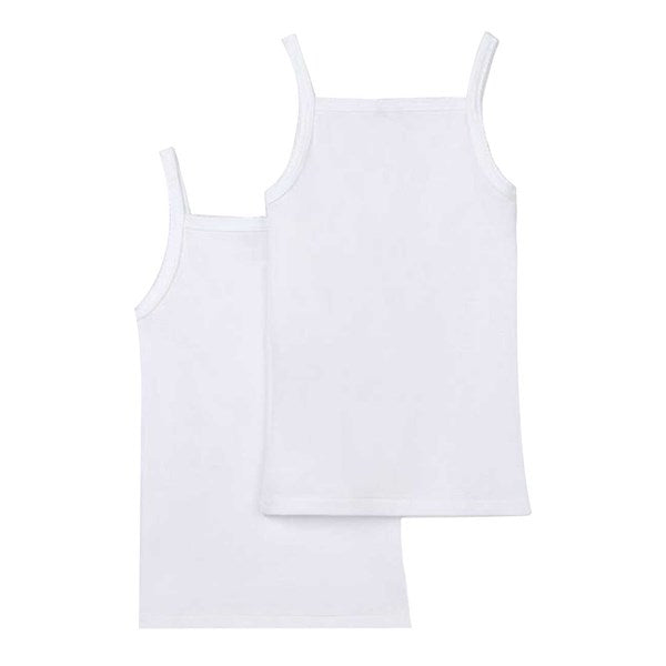 2-pak White/Light pink striber Undertrøjer