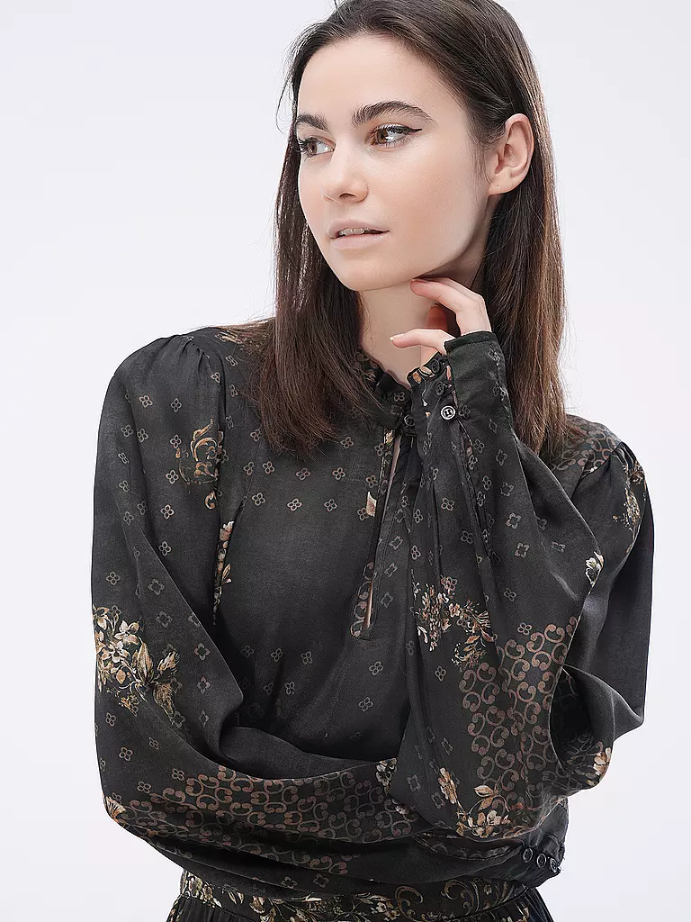 REPLAY Midikleid schwarz