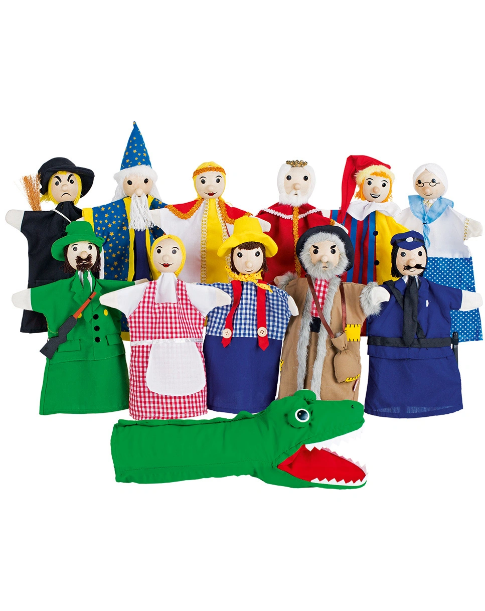 Handpuppen-Set ABENTEUER 12-teilig