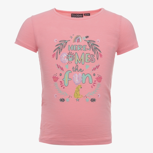 TwoDay meisjes T-shirt met tekstopdruk