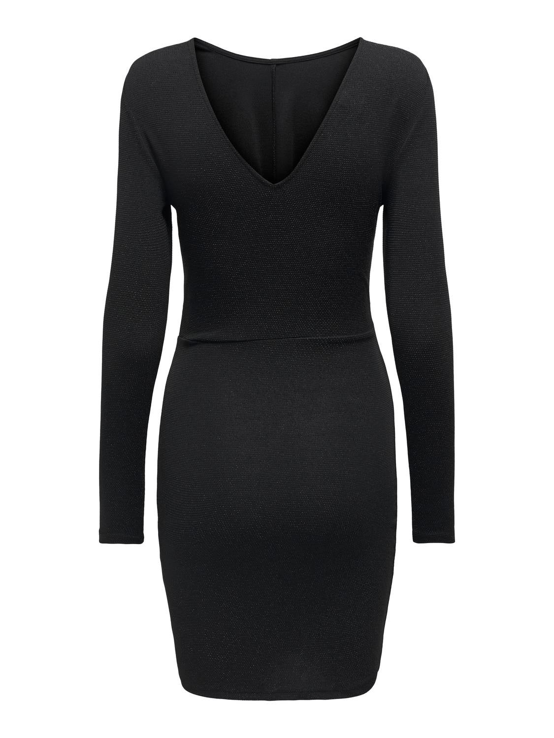 ONLQUEEN Kurzes Kleid Black