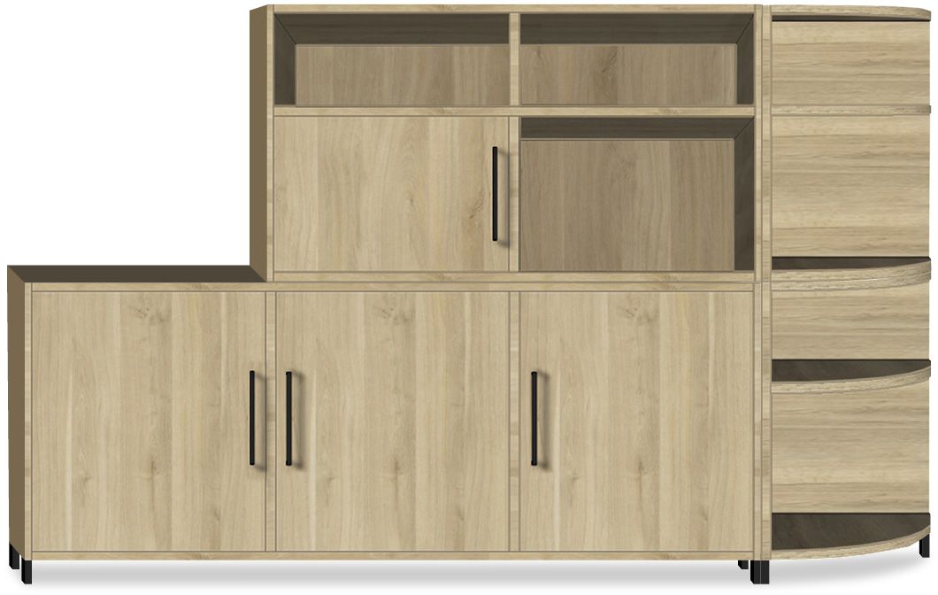 Wandkast  Enigma-Combine B205 x D45 x H120 cm
