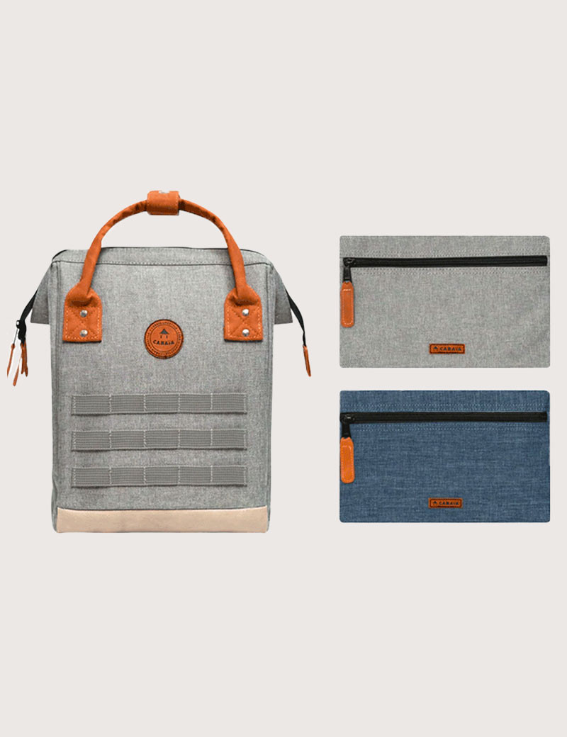 CABAIA SAC À DOS ADVENTURER MINI NEW YORK + 2 POCHETTES