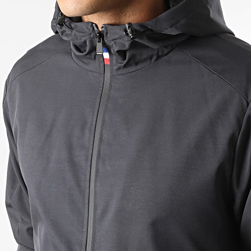 Veste Zippée Capuche ED001 Gris Anthracite