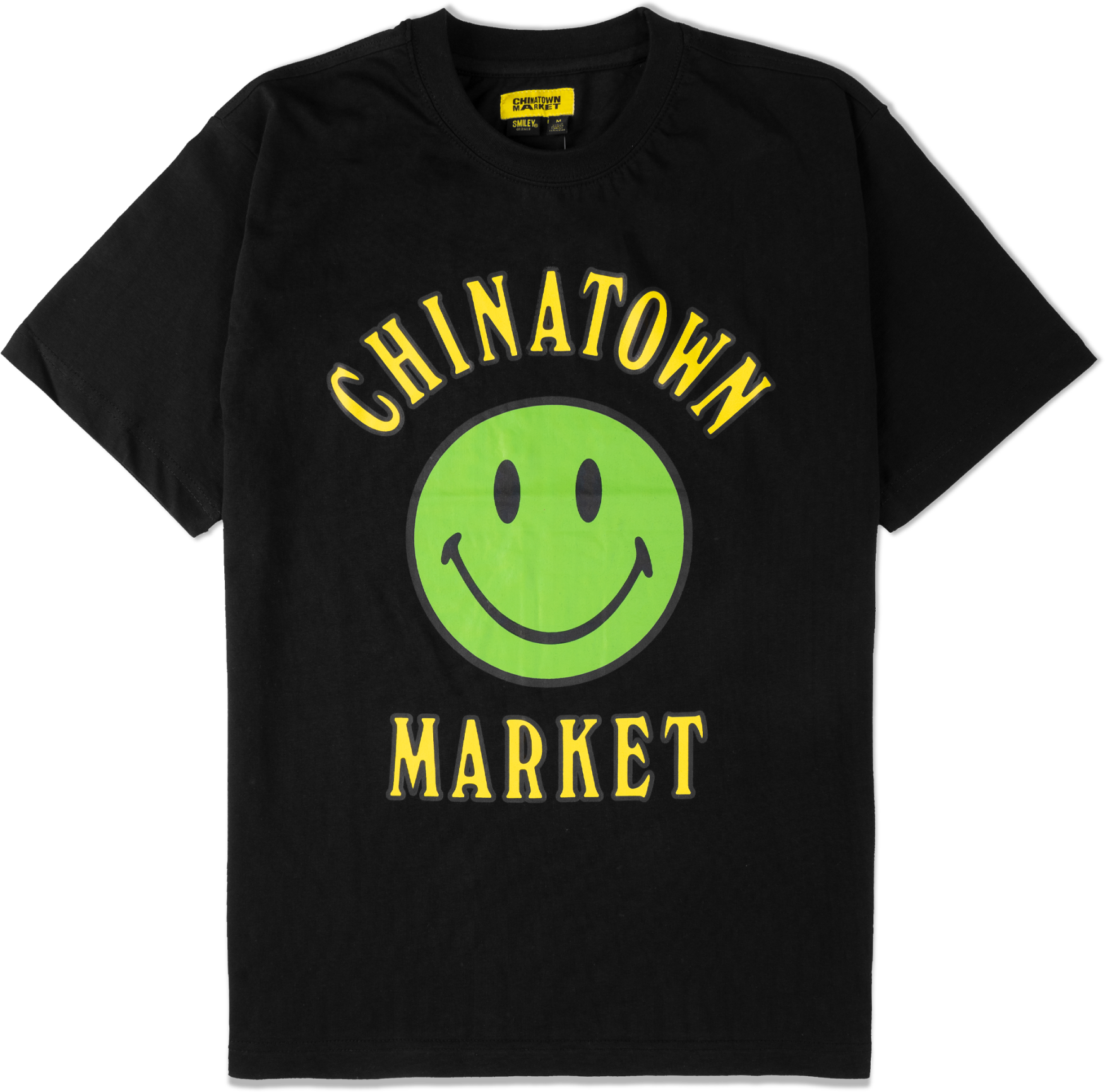 Market Smiley Multi T-Shirt Schwarz