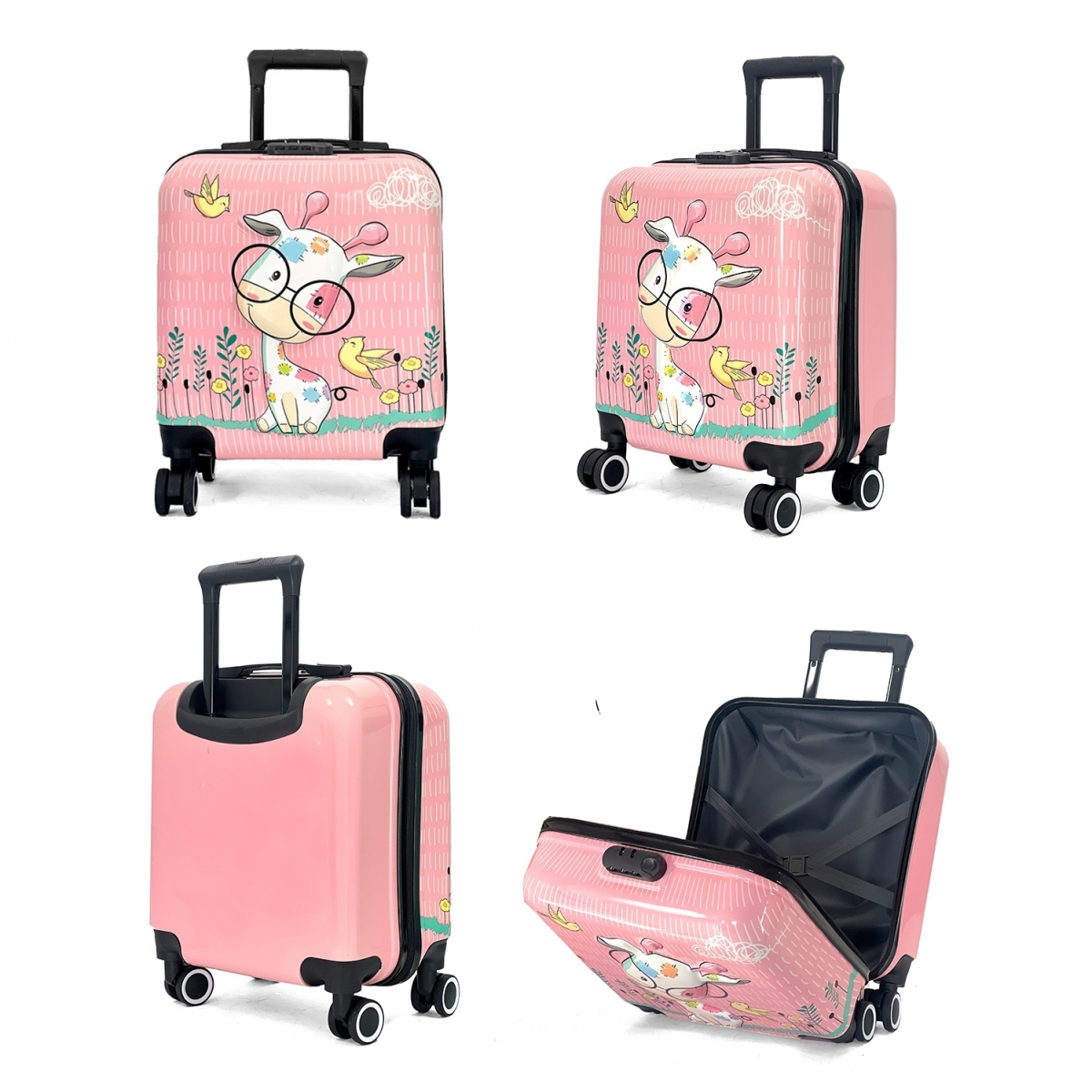 Les Sacs de K'rlot Valise cabine rigide enfant motif 3D Les Sacs de K'rlot 46cm