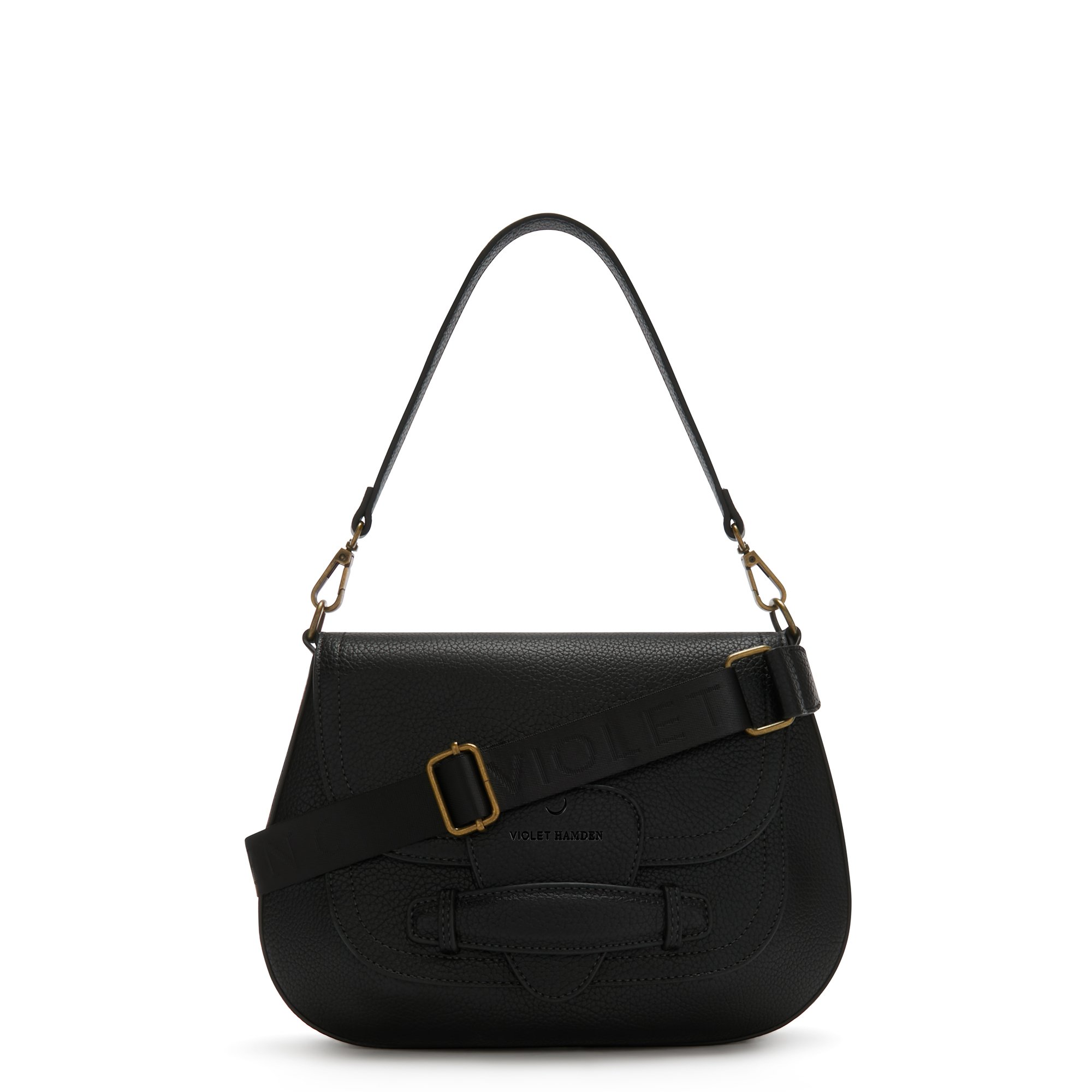 crossbody tas, schoudertas Violet Hamden Violet Hamden Zwart