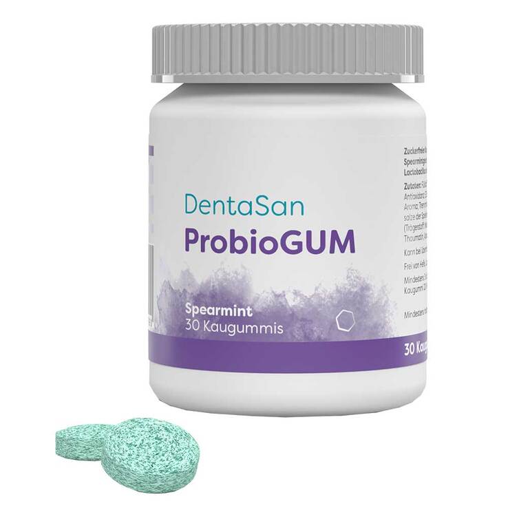 Dentasan Probiogum Spearmint Kaugummi, 30 St